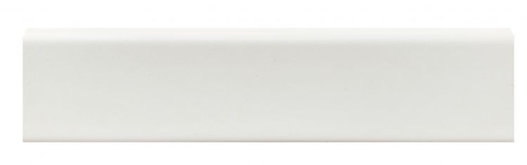 White Matte 2 Bullnose 3 x 12